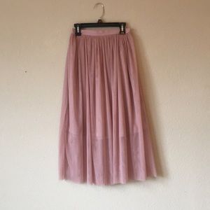 Blush Tulle Skirt